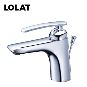 LOLAT單槍臉盆水龍頭-鉻色BNR1327