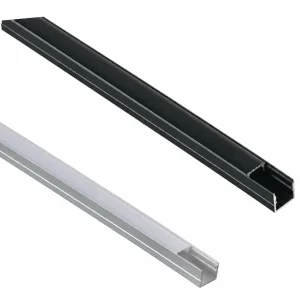 10×10 mm 鋁型材 銀色／黑色