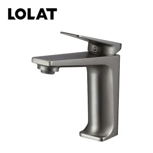 LOLAT單槍臉盆水龍頭-槍灰色B2107-TT